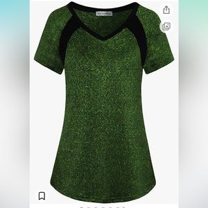 MISS FORTUNE Womens Active Wear Exercise Top Yoga Shirt Workout Clothes